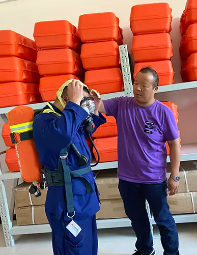 Aceitação de treinamento do Corpo de Bombeiros