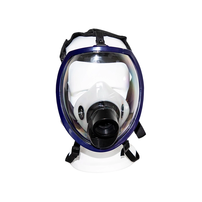 Máscara facial anti-gás com recipiente de filtro