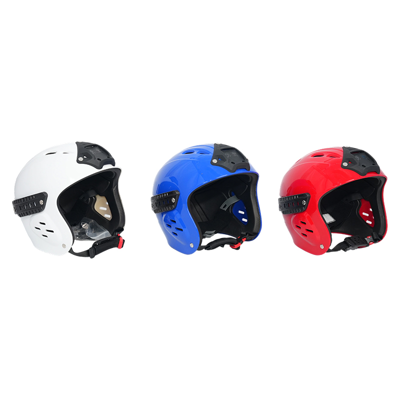 Capacete de resgate leve e ventilado em água